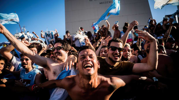 El festejo de un 'sin techo' en Argentina que se volvió viral